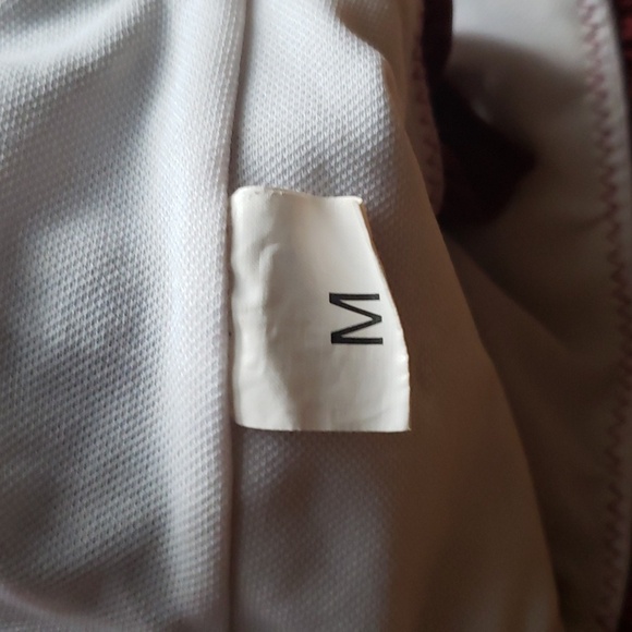 Ruffle Smocked Bandeau Bikini Set in RED WINE Size M - Picture 2 of 3